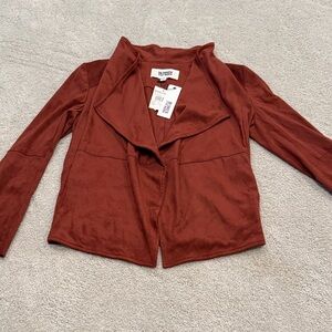 Steve Madden Rust Faux Suede Blazer